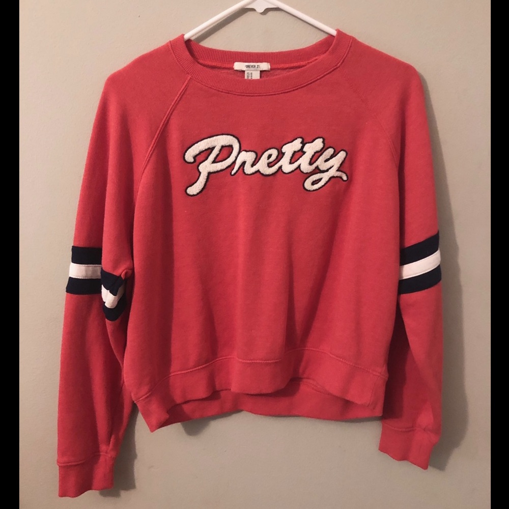 “Pretty” Sweater Crop Top